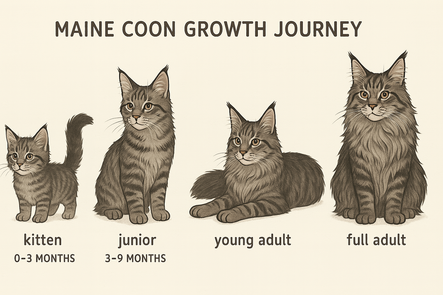 The Maine Coon Growth Journey